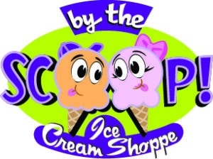 By the Scoop Ice Cream Shoppe logo