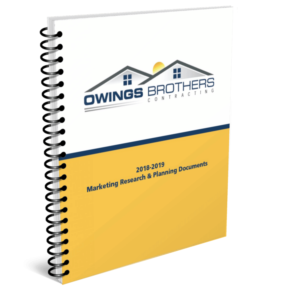 Owings Brothers Contracting marketing plan