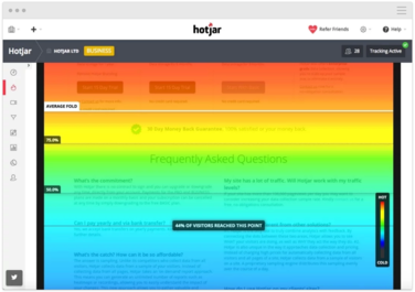 scroll heatmap