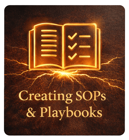 creating SOPs and playbooks