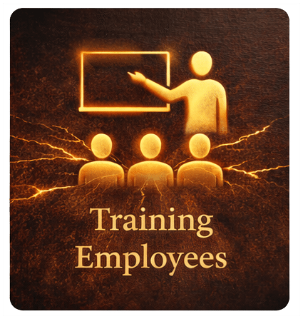 training employees